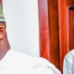 Governor Ododo stands with his mentor, Yahaya Bello.
