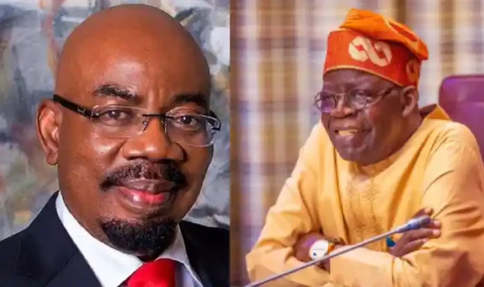 President Tinubu and Jim Ovia