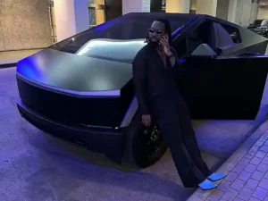 Timaya Makes History as First Nigerian Owner of Tesla Cybertruck