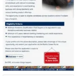 First Bank Recruitment for Relationship Manager