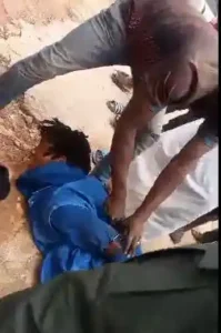 Man Apprehended While Allegedly Attempting To Detonate A Bomb In A Bank In Jos (Video)