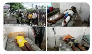 Breaking: Many injured as police open fire at women protesting against extortion in Delta