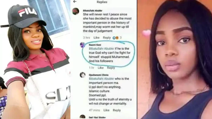 What Naomi Goni said about Prophet Mohammed that triggered protest in Borno