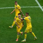Ukraine celebrates a dramatic late winner against Slovakia in Euro 2024
