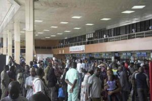 Airport Filled Up as Governors, Senators, Rep Members, and Ministers Flee Abroad Amidst Protest Fears – Fayose