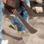 COME OUT AND FACE US: Thugs Threaten Lagos Traders in Shocking Video , cutlass