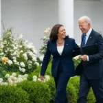 Kamala Harris and Joe Biden