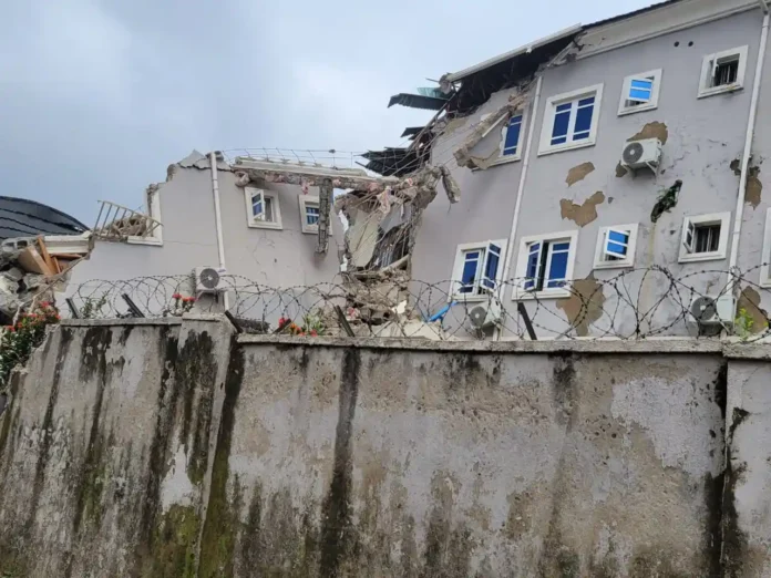 Many Feared Trapped as Building Collapses in Abuja Many Feared Trapped as Building Collapses in Abuja