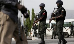 Hardship Protest: Security Operatives Take Over Strategic Locations In Delta