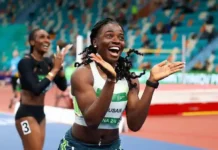 Tobi Amusan qualifies for 100m hurdles semis in 2024 Olympics Tobi Amusan qualifies for 100m hurdles semis in 2024 Olympics