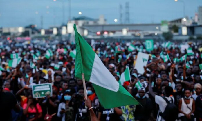 nigeria-@64:-fg-plans-low-key-celebration-as-nigerian-youths-protest-against-hunger