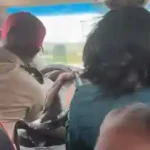 FRSC Official Seen Dragging Steering Wheel Of Moving Car With Woman In Abuja