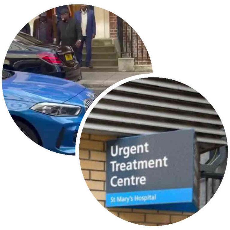 Viral Video of Tinubu Sneaking Out of UK Urgent Treatment Centre Surfaces Online