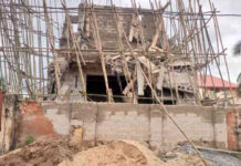 BREAKING: Workers Trapped as 2-Storey Building Under Construction Collapses in Delta Workers Trapped as Two-Storey Building Under Construction Collapses in Delta State