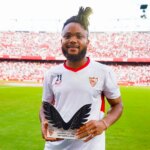laliga:-ejuke-scoops-sevilla’s-player-of-the-month-award