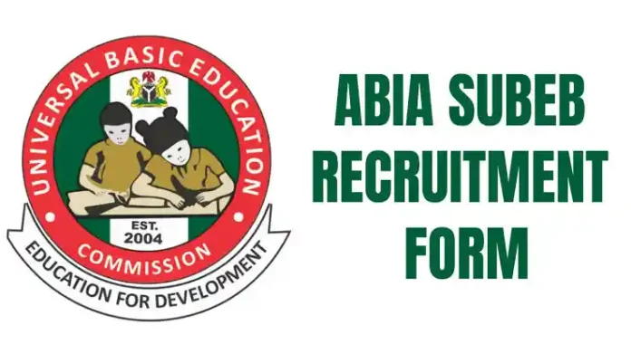 Abia State Universal Basic Education Board (ASUBEB) Recruitment for Classroom Teacher