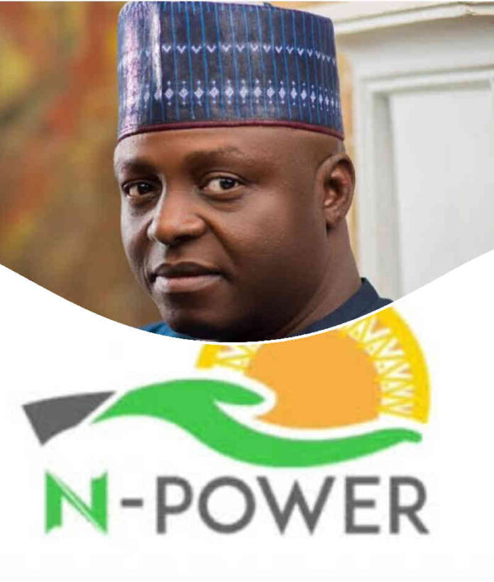 current Minister of Humanitarian Affairs, Disaster Management and Social Development (FMHADMSD) in Nigeria. And Npower Logo