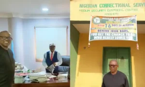 Peter Obi Meets Afe Babalola to Discuss Dele Farotimi’s Situation, Visits Him in Ekiti Prison