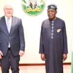 German President Frank-Walter Steinmeier and Bola Ahmed Tinubu