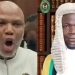 Justice James Omotosho and Nnamdi Kanu