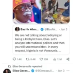 Nigeria “Worse Than Venezuela,” US Lobbyist Says in Social Media Exchange