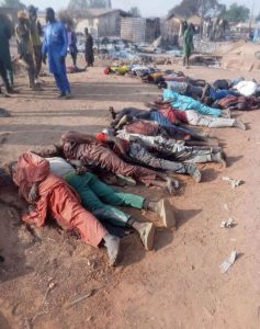 Horrific Scene as Islamic Terrorists Killed 70 People, Vandalize 35 Churches