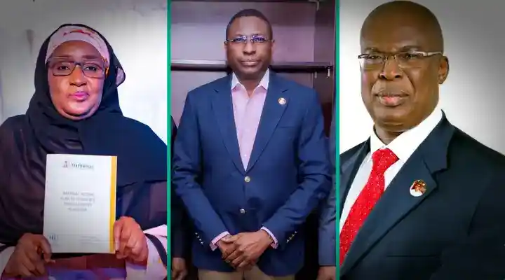 Ola Olukoyede EFCC Chairman, and Timipre Sylva
