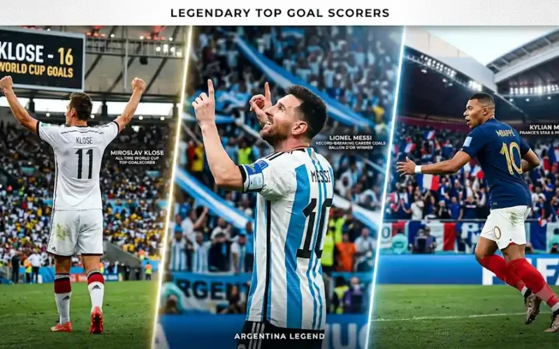 Miroslav Klose Kylian Mbappé Lionel Messi
