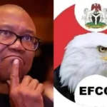 Peter Obi and EFCC Logo