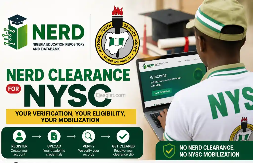 NERD Clearance for NYSC: Official Portal, Registration Steps and Requirements