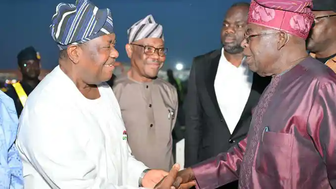 President Bola Tinubu, FCT Minister Nyesom Wike, and the SGF