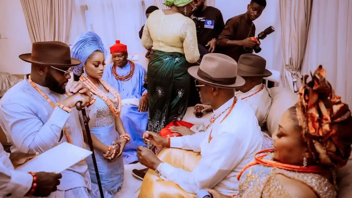 Love and Tradition: Governor Sheriff Oborevwori’s Son Innocent Weds Tobore Arigbodi