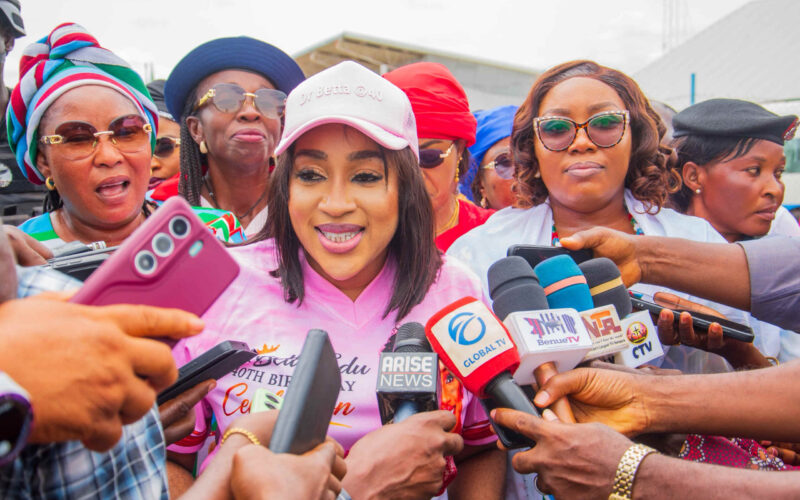 Betta Edu Marks 40th Birthday With Benue IDPs, Offers Scholarships, Business Grants, Others
