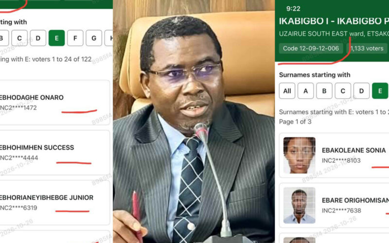 EXPOSED: INEC Chairman Accused of Using AI-Generated Images to Create Fake Voters Ahead of 2027 Election
