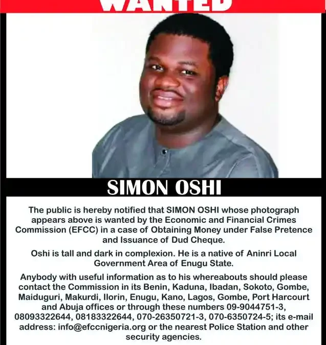 Court Convicts Prolifick Entertainment Concept Over ₦38 Million Dud Cheque Linked to EFCC Case Involving Simon Oshi